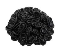 Finger Sleeves 100PCS Disposable Finger Cots Dust-Proof Anti Slip Multi-Purpose Comfortable Fingertip Cleaning Tools(Black)