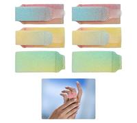 Finger Splint, 6Pcs Broken Finger Splint, Finger S plints for Broken Fi nger, for Velcro Straps for S plint, for Mallet F ingers Curled F inger, Tape Brace Straps for Swollen,Dislocated,Gradient Color