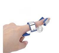 Finger Splint, Lightweight Finger Straightener Spring Finger Splint Rehabilitation Straighten Workout Wear Easily Extension Adjustment Assist for Finger Sprain(M)