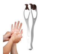 Finger Stimulators - Silver Stainless Steel, Spiny Circles, Tension-Relieving Bands, Handy Accessory for Sensory Joint Stimulation with Ergonomic Handle
