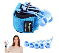 Finger Strength Exerciser, Adjustable Guitar Finger Stretcher for Hand, Finger Training Bands Exerciser Hand Extender and Finger Reusable for Physical Rehabilitation