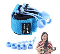 Finger Strength Exerciser,Adjustable Guitar Finger Stretcher for Hand - Multifunctional Finger Training Bands Strengthener Finger Extender for Fitness
