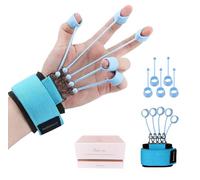 Finger Strengthener Hand Grip Strength Trainer Finger Extension Stretcher Exerciser Hand Rehab Work Out Relieve Pain Arthritis and Grip Training Krdebasai 40LB