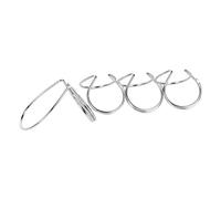 Finger Style Picks - Durable Alloy Guitar Slicker Picks, Portable Thumb Picks for Improved Rhythmic Sensation | Guitar Acoustic Fingerstyle Game Metal Electroinstrum, silver, see description, See