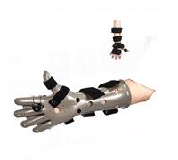 Finger Support Hand Splint with BOA Lacing System Straps Wrist Drop(Normal on the Left,Large)
