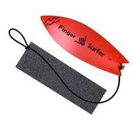 Finger Surfboard - Aerodynamic ABS Build, Compact Wind Glider, Ƒinger Cord Attachment, Lightweight Motion Design | Outdoor Air Flow Play Car Window Fan Entertainment Teens Adults