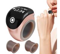 Finger Tally Counter - Accurately Stable Real-time Telgadget | Digital Counting Device with LCD Display Easy | Indoor Daily Walking Golf Mathematics Classroom Exercise