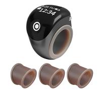 Finger Tally Counter - Precise Digital Counting Device with Adjustable Strap, Real-Time Display Clicker for Indoor Walking Golf Math Classroom Exercise and Daily Activity Tracking