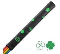 FINGER TEN Extra Large Golf Alignment Stick Cover 1 Pack, Premium PU Leather Case with Stylish Patterns Holds 5-7 Rods, Protective Golf Accessory for Golf Bag