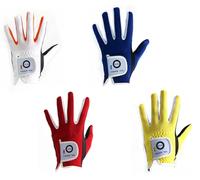 FINGER TEN Golf Gloves Kids Left Hand All Weather Soft Rain Grip Value 2 Pack, Youth Golf Glove Boys Girls Breathable Quick-Drying (Blue-Worn on Left Hand, XL(Age 9-10)