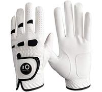 FINGER TEN Golf Gloves Men with Ball Marker(M/L,1 Pack(Worn on Left Hand)