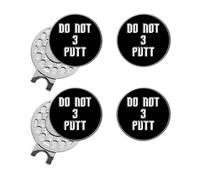 FINGER TEN Golf Hat Clip with Ball Marker Magnetic Value Gift Set, Alignment Clips Attaches Easily to Hat Caps Belt Fashion Pattern Training Aids Accessories for Men Women Durable Removable (Style 9)