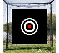 FINGER TEN Golf Target Cloth 58" x 59" Hitting Net Targets for Golf Training Driving Range Backyard Practice Net Backyard Garden Outdoor Indoor (Black)