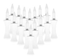 FINGER TEN Golf Tees Plastic Step Down Unbreakable 2 inch 50 Pack, Golf Tees Castle Durable Portable Professional for Golf Practice (All 2'' In White)