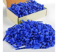 FINGER TEN Golf Tees Plastic Unbreakable Bulk 3 1/4’’ 2 3/4’’ 70 83mm Long Value 200/500/1000 Pack, Golf Tees Long-Lasting Plastic with Reduced Resistance for Men Women (Navy, 200 Count(2 3/4 Inch))