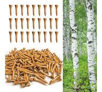 FINGER TEN Golf Tees Wood Value 100/250/500/1000 Pack 1 1/2 Inch Long, Upgrade Premium Durable Wooden Short Tees for Irons And Hybrids Eco-Friendly Golf Accessories (Brown, 250pcs-38mm)