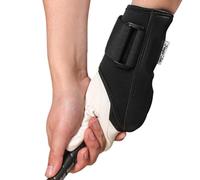 FINGER TEN Golf Wrist Brace with in Hard Support Plate 1 Pack, Adjustable Golf Swing Training Aid to Correct Wrist Angle & Develop Muscle Memory for Left Right Handed Golfers Beginners