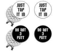 FINGER TEN Magnetic Golf Hat Clips Ball Markers 6 Pcs (Style 12)