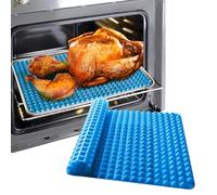 FINGER TEN Silicone Pyramid Baking Sheet Oven Mat (1 Pcs, Blue)