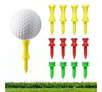 FINGER TEN Wood Castle Golf Tees 1" 1.25" 1.75" Mixed Sizes Or Same Heights 50 Pack, Durable Step Down Small Tees for Consistent Height, Practice Tees For All Golfers (Mixed Pack)