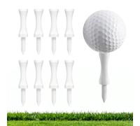 FINGER TEN Wooden Castle Golf Tees 1" 1.25" 1.75" 2.2" 2.36" Same Heights Or Mixed Sizes 60 Pack, Upgrade Durability Tees with Consistent Height, For Men Women (2.2 Inches White)