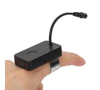 Finger Thumb Lamp Ear Wax Removal Light, Ear Cleaner Tool with Otoscope Function, Portable USB Charging Ear Wax Remover for Ear Cleaning (Black)