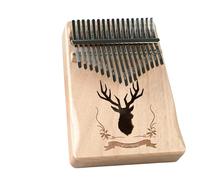 Finger Thumb Piano 17 Key Kalimba Tuned Thumb Piano Multicolor(2)