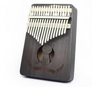 Finger Thumb Piano Kalimba Thumb Piano 17 Key Mahogany Multicolor Portable(Style 10)