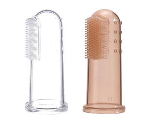 Finger Toothbrush - Silicone Fingerling Toothbrush Care Trainer, Gentle Gum Massage Cleaning | Early Care Learning Aid Care Accessories for with Everyday Nutrition