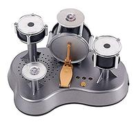 Finger Touch Drum, Mini Finger Drum Set Electronic Mini Finger Drum Desktop Novelty Set with Sounds and Lights