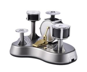 Finger Touch Drum - Miniature Drum Set Is Incredible. Only By Hitting It You Can Make The Sounds Of A Variety Of Instruments Such As Treble Fumbling, Snare Drums, Bass Drums And Being
