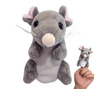 Finger Toy, Family Finger Puppets, Plush Mice Animal Finger Puppet Toy - Soft Stuffed Animal Finger Puppet Toy, Storytime Role Play Toy for Children's Birthday Holidays