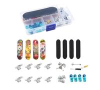 Finger Toy Skateboards- Small Fingerboard Fidget Toy, Premium Skateboard, Mini Beginners Skateboards | For Home Classroom School Playroom Indoor Outdoor Birthday (12.5x6.5x2.3cm/4.92x2.56x0.91 Inches)