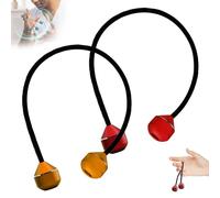 Finger Toys for Practicing Finger Dexterity, 2026 New Weighted Bead Skill Toy for Hand Coordination, Focus, Portable Spinner Rope Toy for Beginners and Men Women Skill Players(2pcs-a)