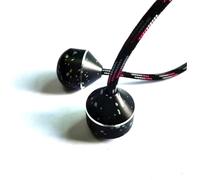 Finger Toys for Practicing Finger Dexterity,Aluminum Alloy Beads and a Rope,Pinky Beads,A Beautiful Gift to Relieve Stress,Funny Metal Fidget Spinner,Fingers Yo-Yo Stress Relieving Toys(Black+White)