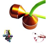 Finger Toys For Practicing Finger Dexterity, Fidget Beads For Adults, Finger Fidget Toy Cool Aluminum Alloy Worry Beads With Rope, Funny Metal Fidget Spinner For Men Women (#05)