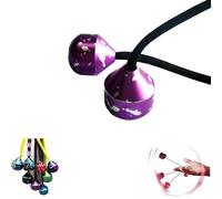 Finger Toys For Practicing Finger Dexterity, Fidget Beads For Adults, Finger Fidget Toy Cool Aluminum Alloy Worry Beads With Rope, Funny Metal Fidget Spinner For Men Women (#08)