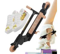 Finger Toys - Two Wheel Toys Tiny Fingerboard Scooters | Educational Fingertip Training Game, Photography Props for Family Youth Teens Girls Boys