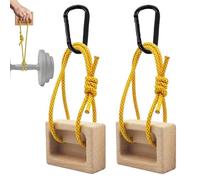 Finger Training Climbing Board,1 Pair Wooden Finger Board for Pull-up,Climbing Board - Strengthening Grip Strength For Indoor And On Climbing