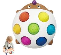 Finger Training Sensory Board, Hedgehog Shape Finger Training Sensory Board, ABS Squeeze Boards Toy For Kids Boys Girls, Calming Relaxing Early Learning Fidget Toys For Living Room Nursery Bedroom