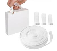 Finger Tubular Gauze Bandage Net Wound Dressing Bandage 2CM X 20M Cotton Retention Bandages Roll for Thumbs and Toes Wrapping with 3PCS Finger Splint Retainer