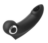 Finger Vibrator - Adult Female Finger Massager Sex Toys Silicone Mini Vibrator with 10 Vibrations, Vaginal G Spot Clitoral Nipple Stimulator for Solo & Couples Pleasure Masturbator (Black)