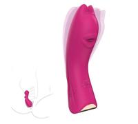Finger Vibrator Women Sex Toys 10 Vibration Modes Couples G spot Vibrator sexuales Female Adult Toys for Women Clitoral Stimulator (Red)