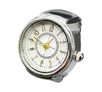 Finger Watch Analog Watch Face Timepiece with Metallic Alloy Finish for Daily Wear, Commute Outfits and Casual Outings Finger Analog Face Timepiece Numeral Markers Side Crown Metallic Alloy Finish