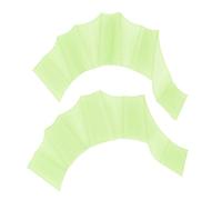 Finger Webbed Gloves Hand Fins Hand Flippers Silicone Training Paddles Swimming Web Diving Gloves Water Sports Tool warm and comfortable(M)