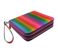 FingerAngel 120 Slots Nail Stamping Plate Holder Case Laser Style Rectangular Manicure Nail Art Plate Organizer with Double Zipper Nail Template Case