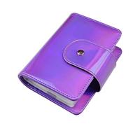 FingerAngel 20 Slots Image Stamper Plate Collection Nail Art Stamp Plate Stamping Plates Cases Stamp Nail Template Organzier for Large Size 6X12CM Nail Art Plates (Purple)