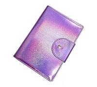 FingerAngel 50 Slots Image Stamper Plate Collection Nail Art Stamp Plate Stamping Plates Cases Stamp Nail Template Organzier for 6.0x12.0cm and 9.5X14.5CM Nail Art Plates (Purple)