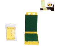 Fingerboard Cleaning Cloth, Fret Floss, Removes Secret Stains, Guitar String Cleaner Scrubber for Fretboard and Fingerboards Maintenance Reusable Cleaning Tool for Guitar Bass Ukulele