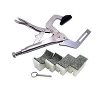 Fingerboard Handheld Fret Press Insert Tool With 9 Radius Inserts Guitar Luthier Fretting Tools Guitar Accessories (Color : 01)